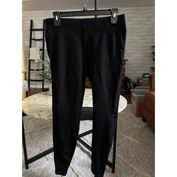 Loft Outlet Womens Leggings Black Stretch Knit Pull On Pants Womens Size M - Picture 3 of 7